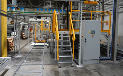 Oil Filling Line - Inline Palletizing System