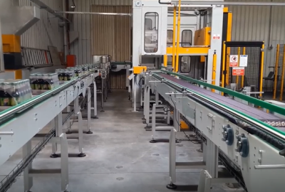 Glass Bottle Filling Lines – Inpal 100L - 2 Palletizer System